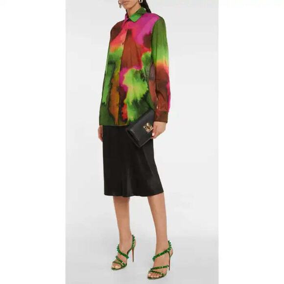 Christian Louboutin Spikita Strap 100 Spinach Green Strap Sandal Heel Pump 35.5 - Picture 5 of 12